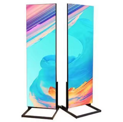 Рекламные плакаты на светодиодных батареях P1.8 P2.5 Портативный Pantalla Led Matrix Panel Module Billboard Складный светодиодный плакат