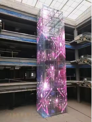 G3.91-7.82 Ультратонкая полноцветная прозрачная видеостенка SMD2525 IP54 Долгая продолжительность службы