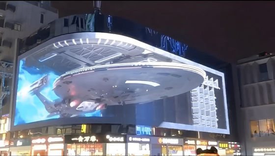 Уличный полноцветный светодиодный экран P8 высокой яркости, видеостена для наружной рекламы со сроком службы 50000 часов - Все белые