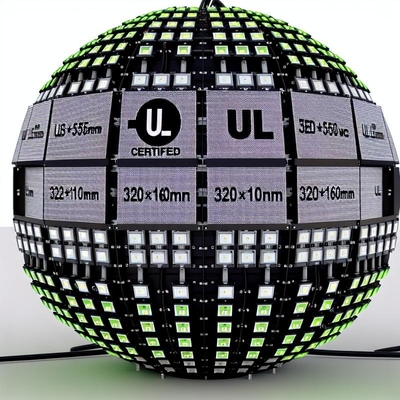 UL Certified Front Service Sphere LED Screen с размером модуля 320*160 мм и сертификацией UL