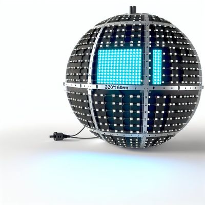 Хорошая цена Дисплей DC5V с светодиодной сферой напряжения с размером модуля 320 * 160 мм и светодиодной микросхемой Epistar онлайн