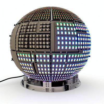 Epistar Led Chip Powered Sphere LED Screen с сертификацией ISO и водонепроницаемостью IP43