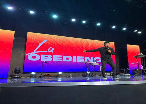 Легкая сборка и демонтаж внутреннего светодиодного дисплея P3.91 500*500 мм