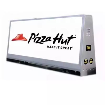 P6 HD Полноцветный Светодиодный Дисплей на Крышу Автомобиля Высокой Яркости IP65 Водонепроницаемый