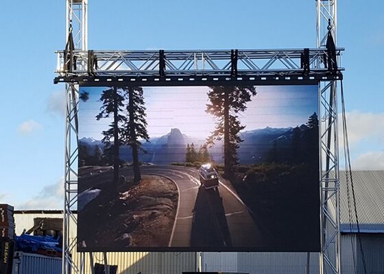 водонепроницаемый открытый шкаф P6 уличный полноцветный светодиодный экран