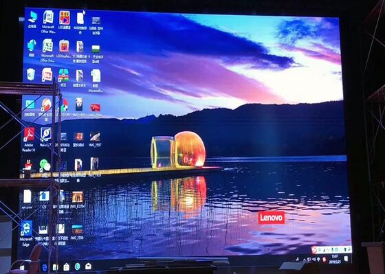 Светодиодная лампа P3.91 Светодиодный дисплей Внутренний / Внешний Стенный светодиодный экран 3840hz скорость обновления