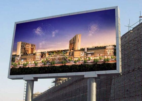 водонепроницаемый задний служебный открытый шкаф p10 наружного полноцветного светодиодного экрана