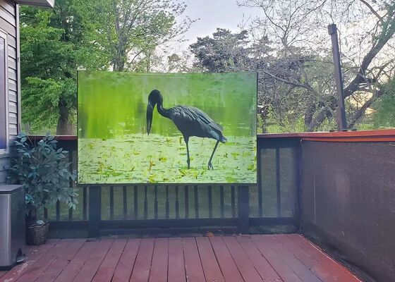 Внешний p6 192*192мм полный цвет фиксированная установка светодиодный дисплей водонепроницаемый шкаф рекламы светодиодный экран