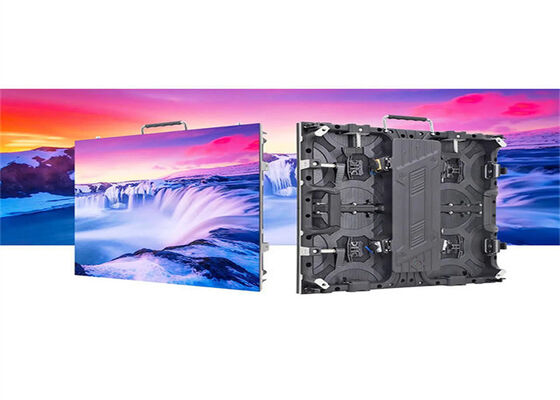 Хорошая цена Внутренний светодиодный RGB-дисплей с передней панелью для технического обслуживания и литым алюминиевым корпусом для легкой установки и длительного срока службы онлайн