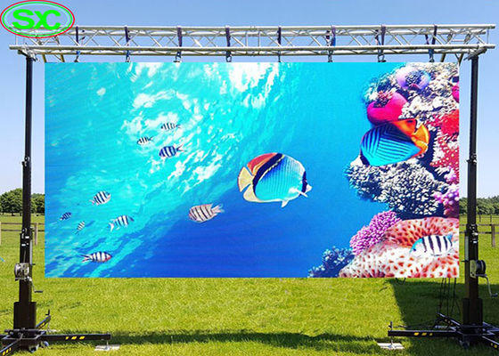 На открытом воздухе прокат P5 привел экраны дисплея для концерта ставит большую предпосылку со шкафом заливки формы алюминиевым