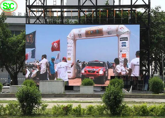 Стена приведенная на открытом воздухе этапа яркости высоты видео-, этап П5 СМД привела концерт экрана