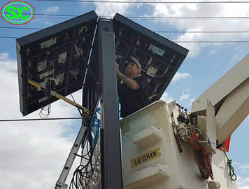 P2.5 Квадратная наружная реклама водонепроницаемая полноцветная HD светодиодная литая алюминиевая экрана