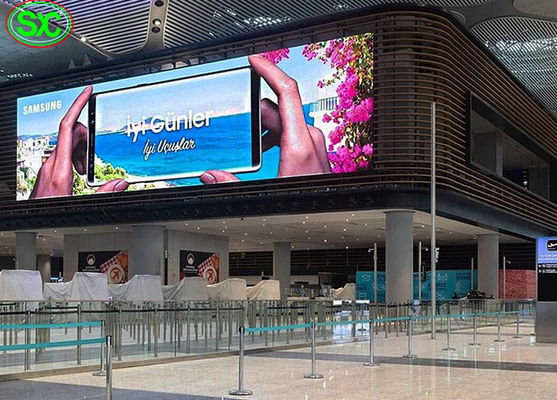 Светодиодное цифровое табло P16 высокой яркости с пультом дистанционного управления и контроллером Nova