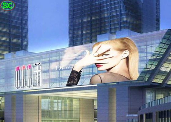 Гибкий изогнутый прозрачный экран дисплея П12 приведенный с прозрачностью 90%