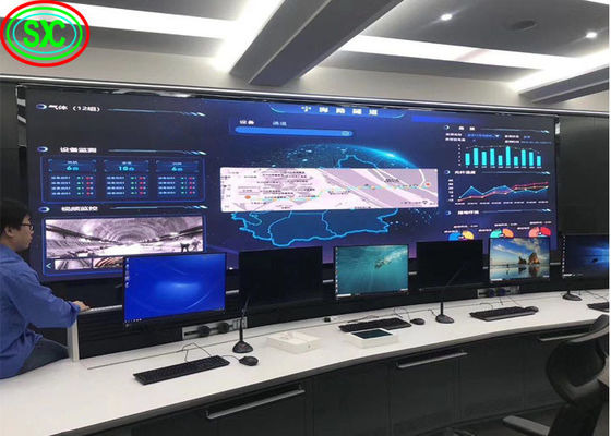 Внутренняя светодиодная видеостена с фиксированной установкой 4 P5 P6 с широким углом обзора без двоения изображения, полноцветный светодиодный дисплей для помещений