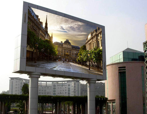 Китай полный цвет на открытом воздухе стадион светодиодный дисплей экран P10 IP65 960x960mm шкаф