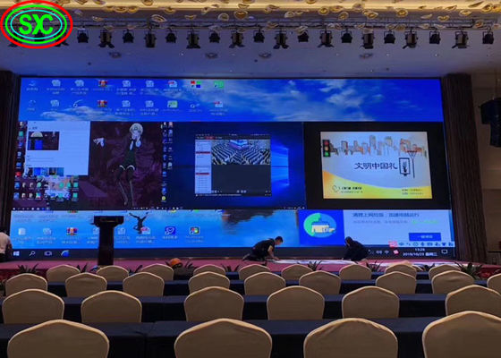 Малый шаг, высокое разрешение, полноцветный светодиодный дисплей для помещений P2.5 P3 LED Аудио-визуальный светодиодный рекламный дисплей