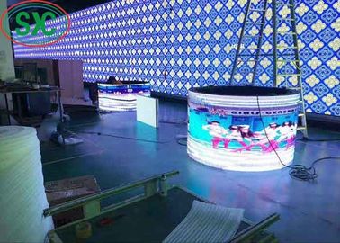 Полноцветный наружный светодиодный экран, прозрачный видеодисплей с шириной пикселей 6 мм