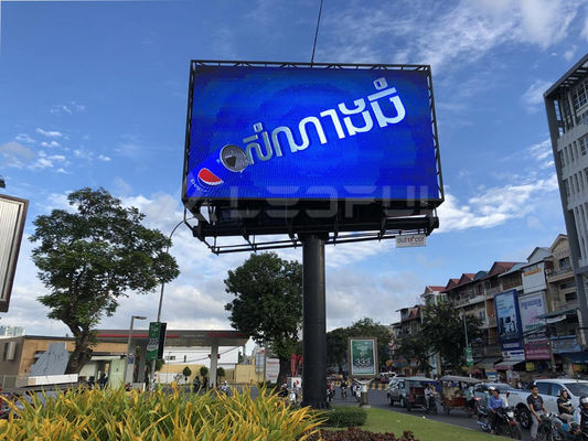 Фиксированный P10 SMD2121 Внешний полноцветный светодиодный литейный алюминий 16-разрядный уровни серых