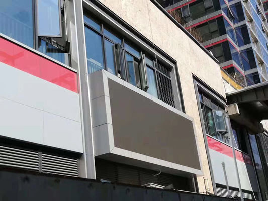 P4 водонепроницаемый полноцветный наружный светодиодный дисплей из литого алюминия