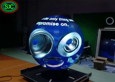 Внутренний 360-градусный цилиндровый светодиодный дисплей Внешний колонный кривой экран Рекламный щит