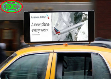 Такси крыша светодиодный дисплей HD водонепроницаемый полный цвет WIFI GPS Billboard P5