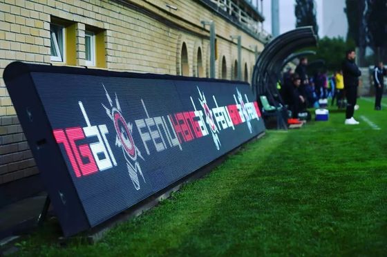 Наружный полноцветный экран P10 SMD Футбольный стадион Периметр светодиодного экрана