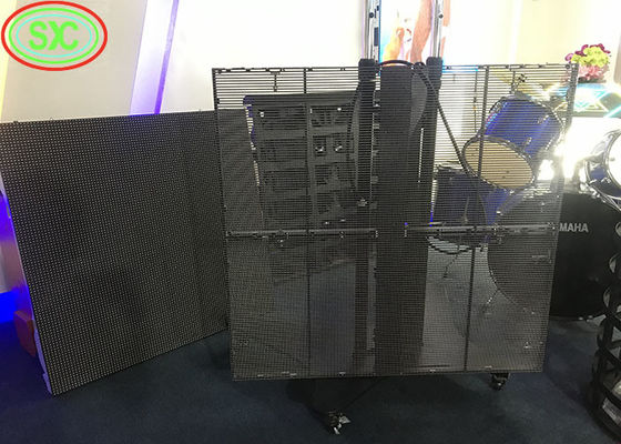 P3.91 Прозрачный светодиодный экран HD для рекламы в помещении