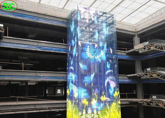 Экран 5000кд/м2 приведенный П3.9 П7.8 крытый прозрачный