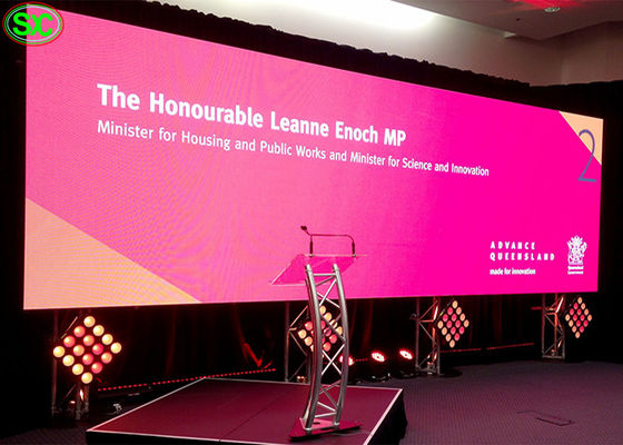 Стена ТВ дисплея цвета РТА P1.6 2500cd/㎡ событий этапа крытая полная приведенная цифров