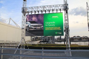 Сверхчеткое видение автомобильной выставки P4.81mm наружной полноцветный светодиодный дисплей для высокой четкости