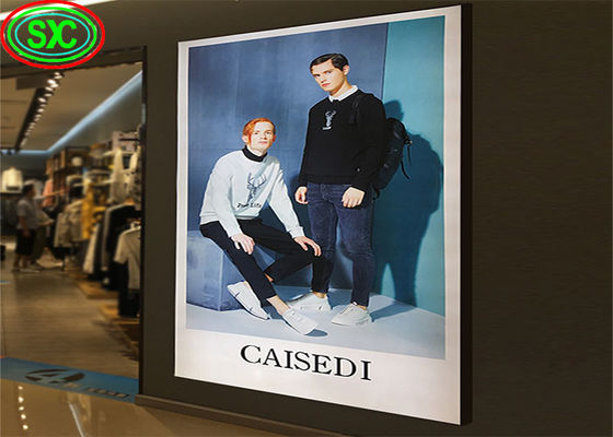 Портативный ультратонкий внутренний светодиодный плакат P3.91 с складной стойкой COB