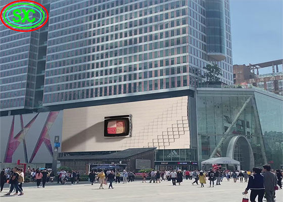 P10 Внешний светодиодный дисплей 10 мм Пиксельная высота IP65 водонепроницаемая