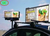 афиша рекламы верхней части П3 такси 4Г ВИФИ ГПС на открытом воздухе Мовинг