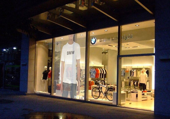 П3.91-7.82 Прозрачный светодиодный экран 5000cd/m2 полный цвет