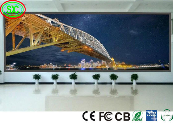 Без запятой HD аудиовизуальный P2 P3 256*128mm Внутренний полноцветный светодиодный дисплей