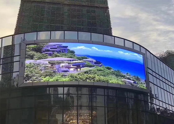 Внешний P10 Full Color SMD Водостойкий LED Видео Рекламный щит 320*160 мм