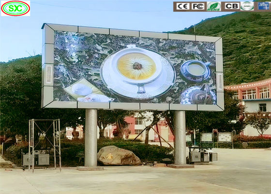SMD 3535 P10 Внешний полноцветный водонепроницаемый светодиодный дисплей Billboard Super Clear Vision