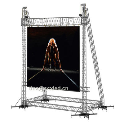 Внешний водонепроницаемый полноцветный SMD2727 40000dots/sqm P5 Stage LED Video Wall