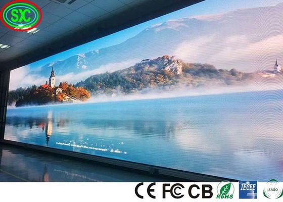 Полноцветный внутренний и наружный фиксированный видеостень супермаркета Ультратонкий светодиодный дисплей гостиничного лобби