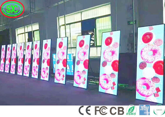 Внешний Внутренний P2 P2.5 P3 LED-постерный дисплей Move Smart Digital Video Advertising Screen