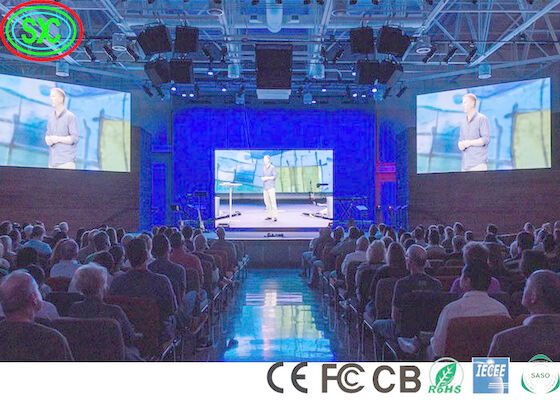 IP34 Сцена Концерт За кулисами P3.9 LED видеопанель Стены Широкий угол просмотра экрана с экраном