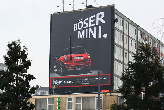 P10 Наружный светодиодный рекламный экран 10 мм пиксельная высота IP65 водонепроницаемая