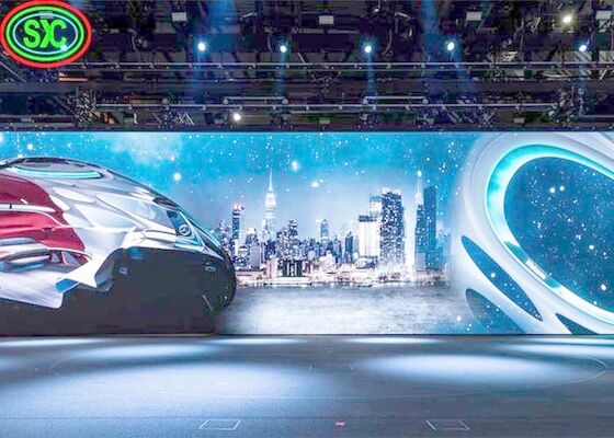 SMD2121 P4 Indoor HD Video Led Module Screen, Сплавленный алюминиевый корпус с светодиодным дисплеем
