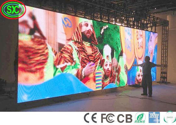 FCC 400 Вт/кв.м. Фиксированный внутренний светодиодный дисплей Протяженность 2,5 мм.