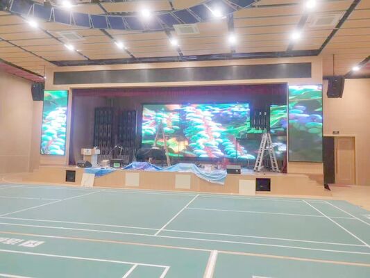 Внутренний полноцветный светодиодный дисплей экран HD P3 фиксированная установка ступени светодиодный видеостены