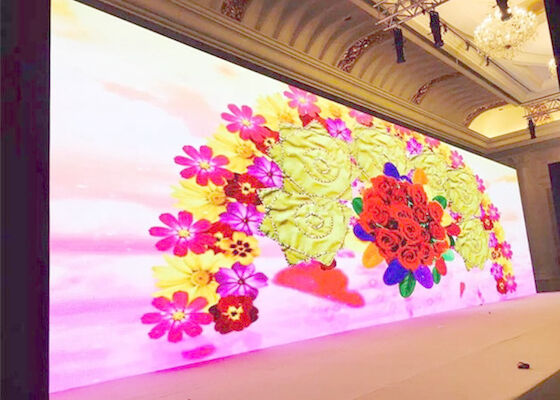 HD P4 Indoor SMD Backstage Background Rental Full Color Большой светодиодный видеостенный экран