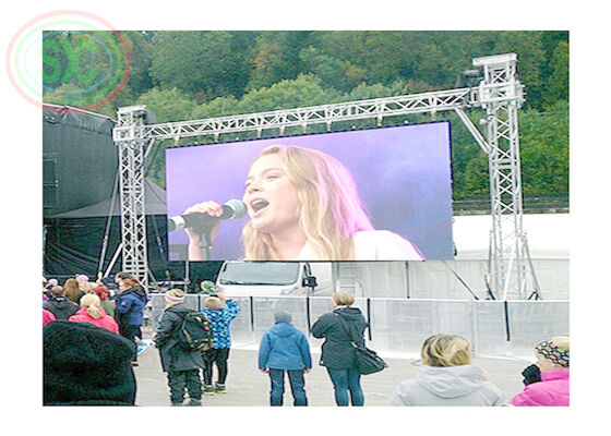 P3.91 Диодный стенный светодиодный экран, дистанционное управление HD LED дисплеем со всеми принадлежностями