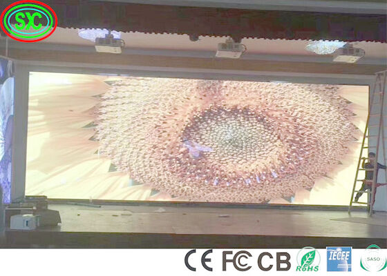 HD Full Color SMD LED Screen Die-Cast Aluminum Panel Stage Background Full Color 256mm X 128mm Размер модуля