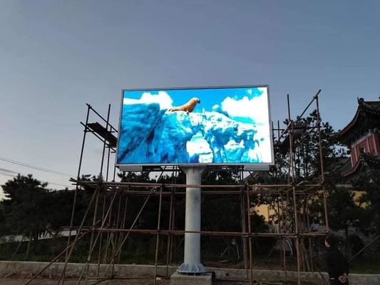 Хорошая цена Рекламирующ арендные афиши шкафа Outdoo P6 960X960 дисплея СИД с алюминиевой рамкой, 1920hz обновленный тариф, CD 6500 онлайн